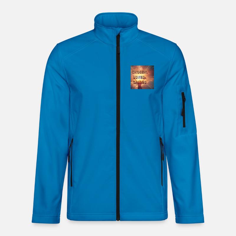 Chosen Loved Called - Unisex Softshell Jacket - light blue