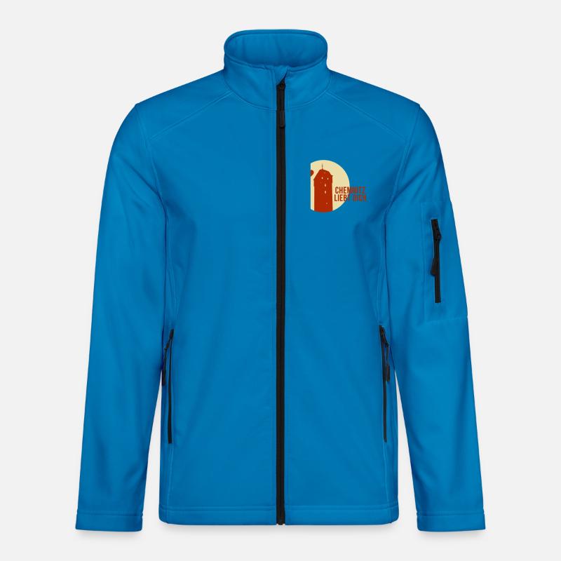 Chemnitz liebt dich - Unisex Softshelljacke - Lichtblau