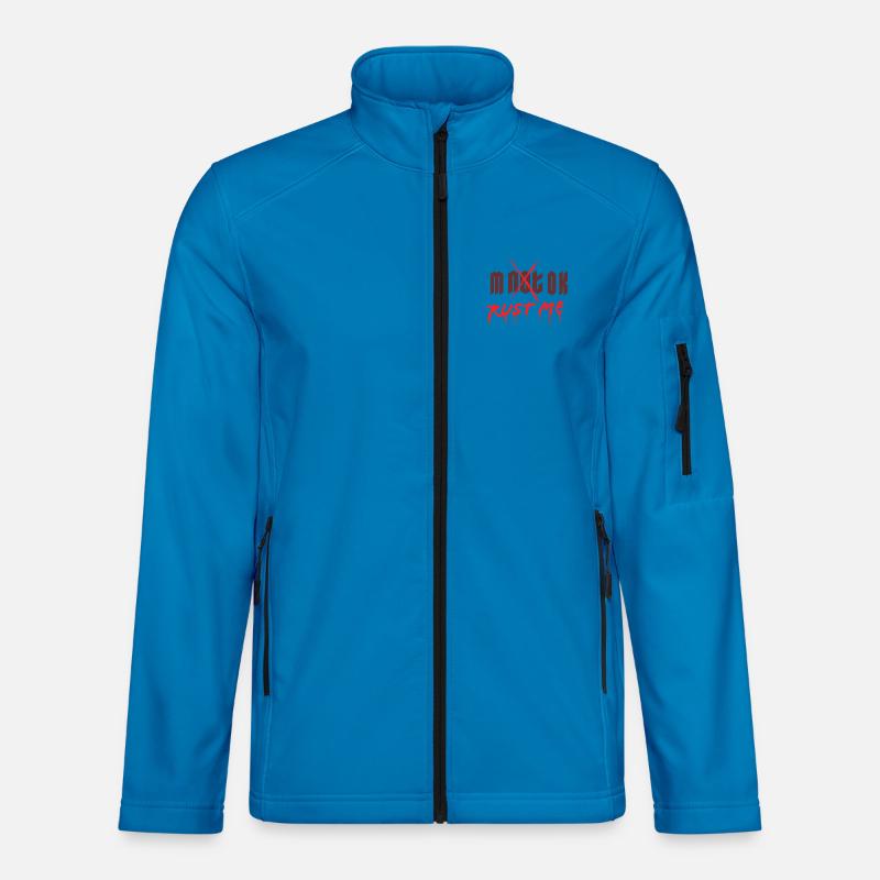 I'm OK. Trust Me. - Unisex Softshelljacke - Lichtblau