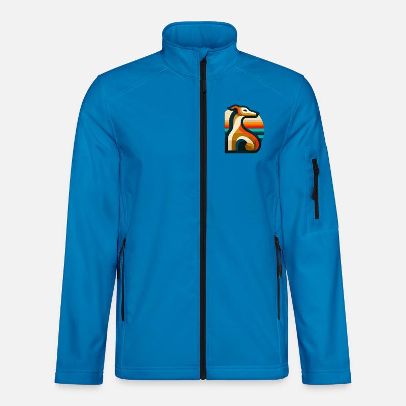 Galgo-Logo Nr2 - Unisex Softshelljacke - Lichtblau
