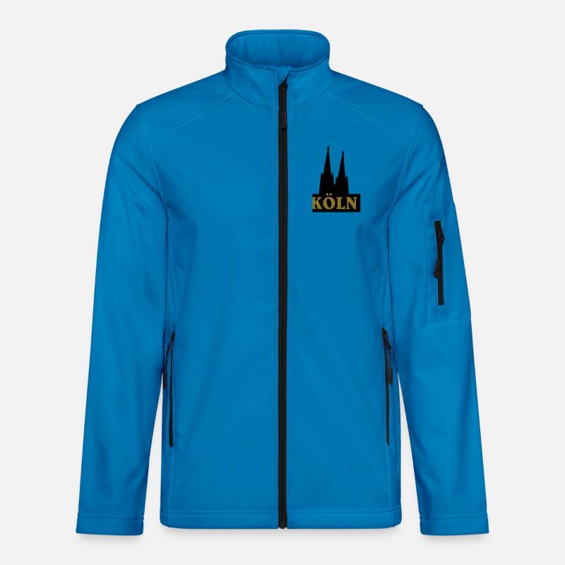 Köln Logo mit dem Kölner Dom Unisex Softshelljacke