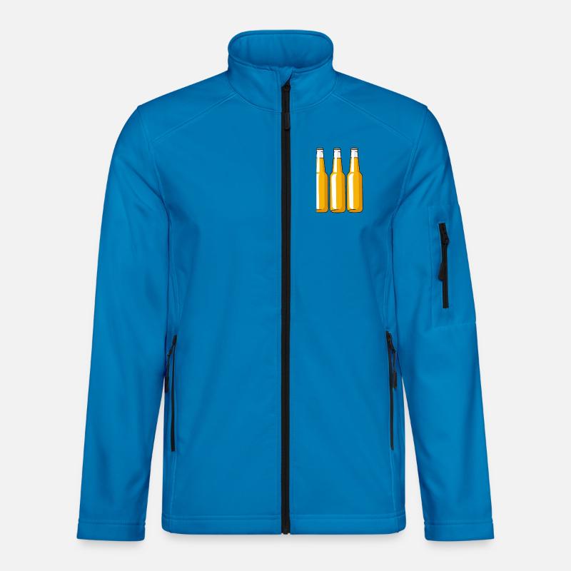 Bier - Unisex Softshelljacke - Lichtblau