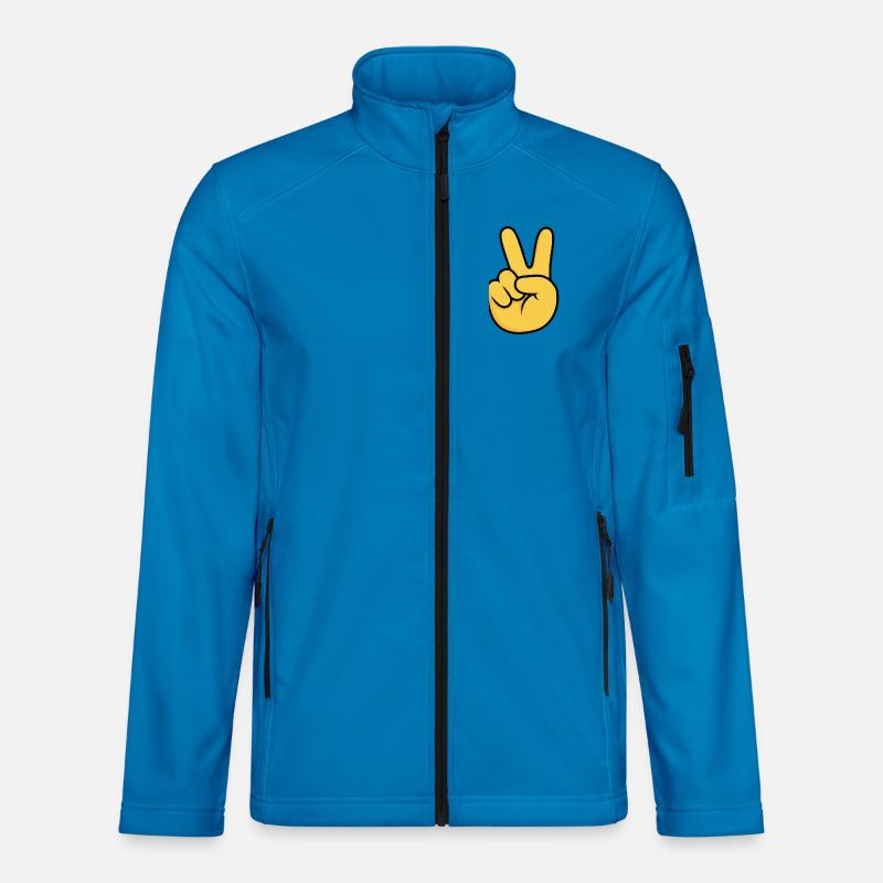 Lebensfreude - Unisex Softshelljacke - Lichtblau