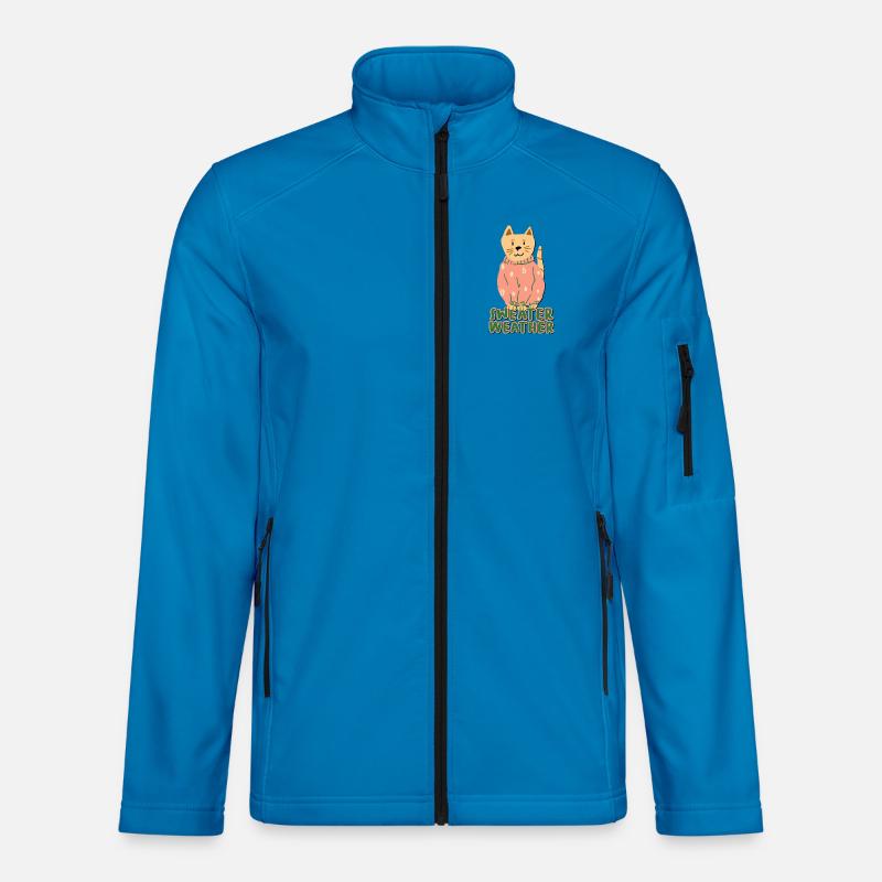 Sweater Weather - Unisex Softshelljacke - Lichtblau