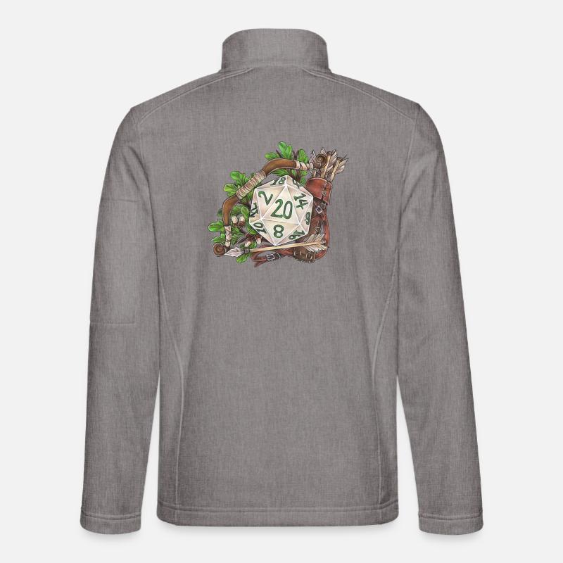Rollenspiel Tabletop D20 Würfel Geschenk Ranger Unisex Softshelljacke