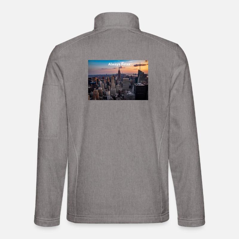 Urban evening rest Unisex Softshell Jacket