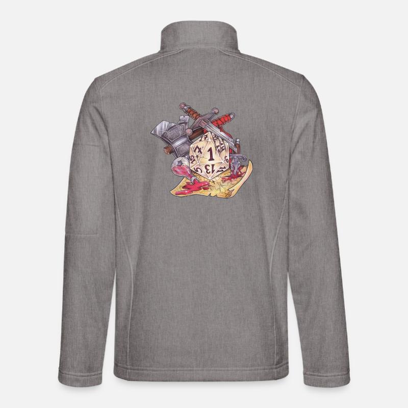 Rollenspiel Tabletop D20 Würfel Geschenk Fail Unisex Softshelljacke