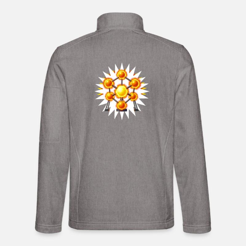 ATOMFUSION – Belgien - Unisex Softshelljacke - Grau meliert