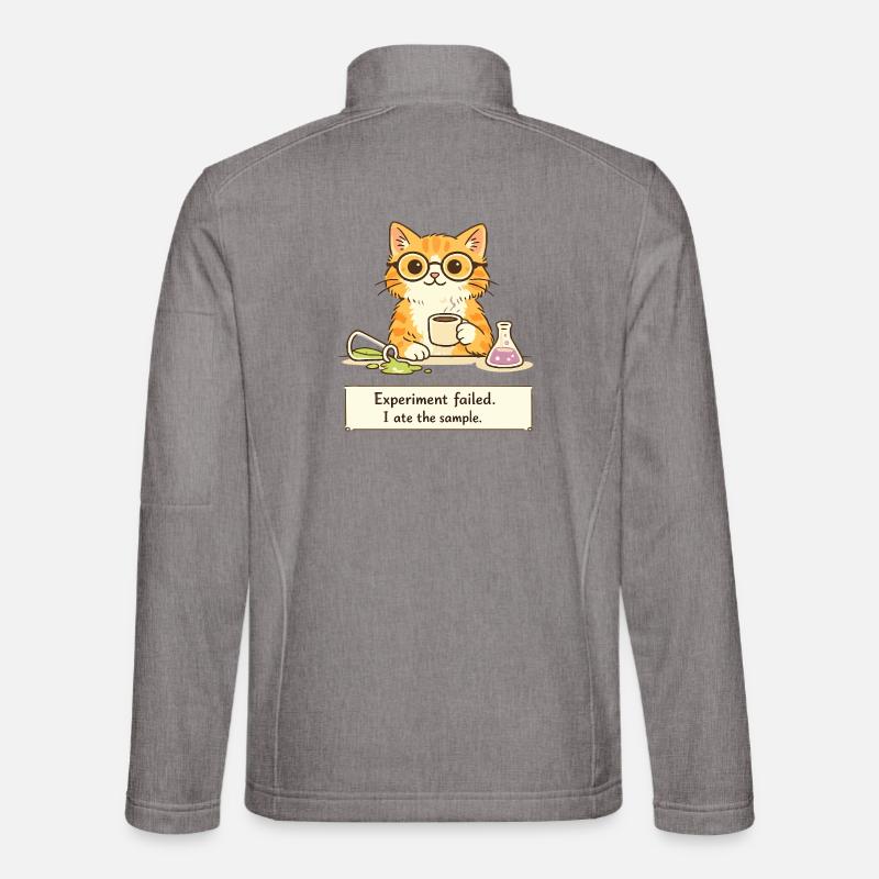 Scientist Cat. Experiment Failed. I Ate the Sample Unisex Softshell Jacket