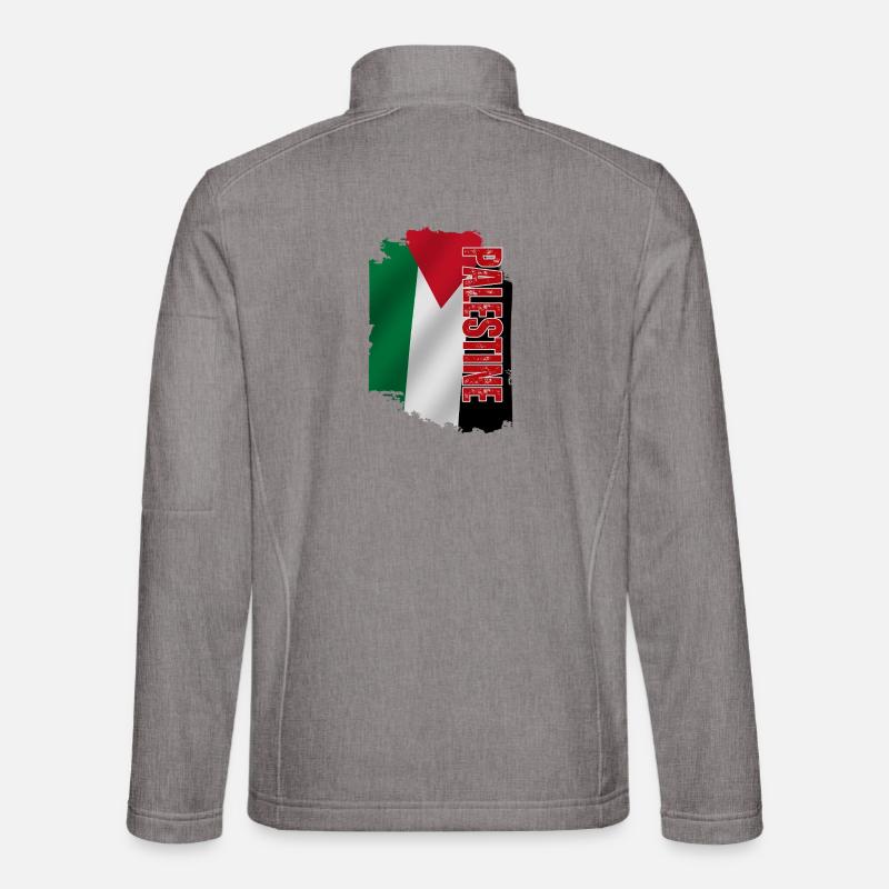 Vertical Palestinian Flag, Palestinian Master Unisex Softshell Jacket