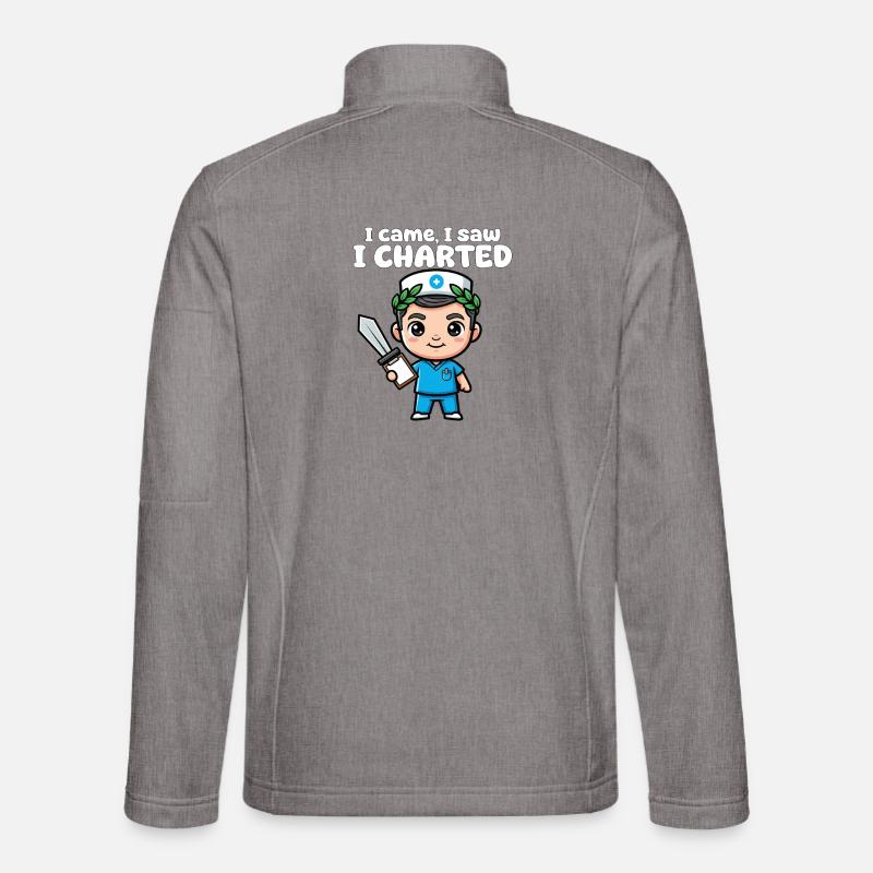 ICH KAM, ICH SAH, ICH ZEICHNETE - KRANKENSCHWESTER GESCHENK Unisex Softshelljacke
