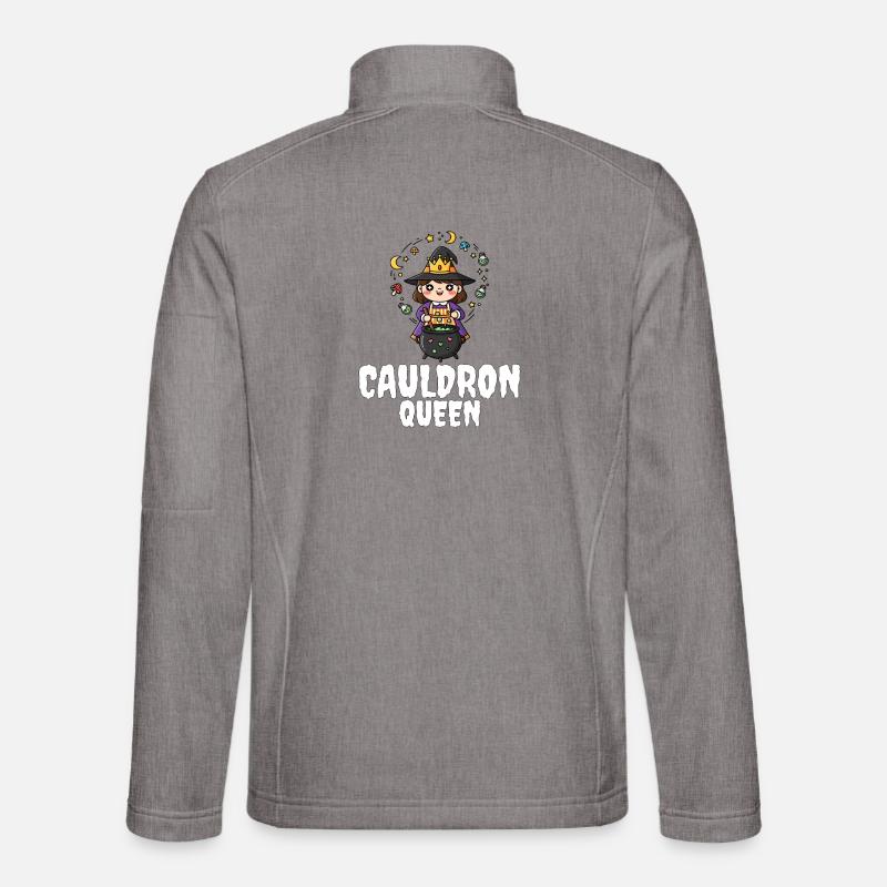 CAULDRON_QUEEN - Unisex Softshell Jacket - heather grey