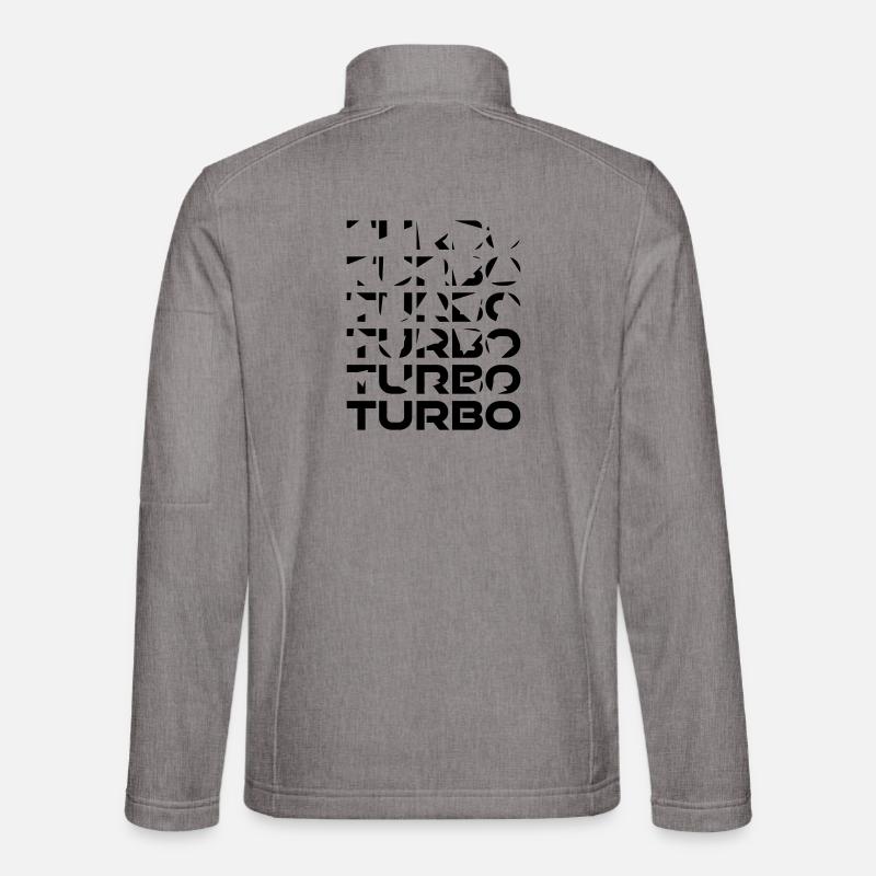 Turbo Mosaic - Unisex Softshell Jacket - heather grey