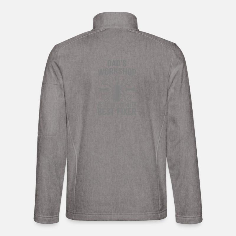 DADS WORKSHOP REPAIRED WITH BEER BEST FIXER Profi Unisex Softshelljacke
