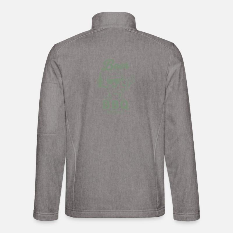 BEER BBQ REPEAT Grillen Bier Grafik Unisex Softshelljacke