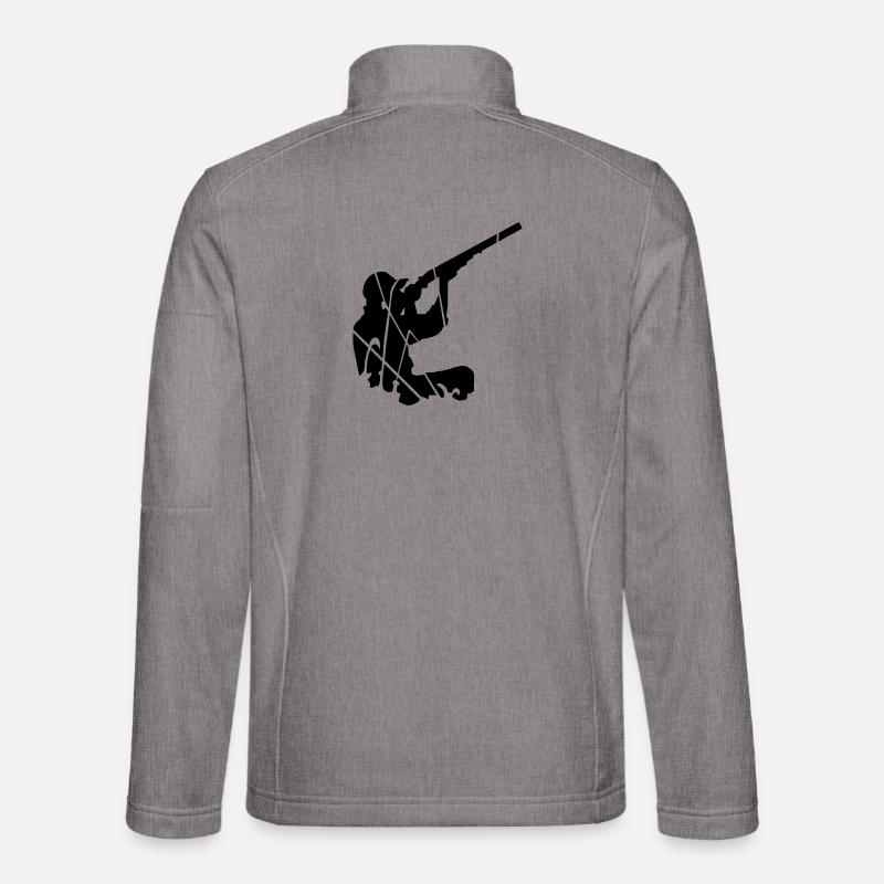 Hunter - Unisex Softshell Jacket - heather grey