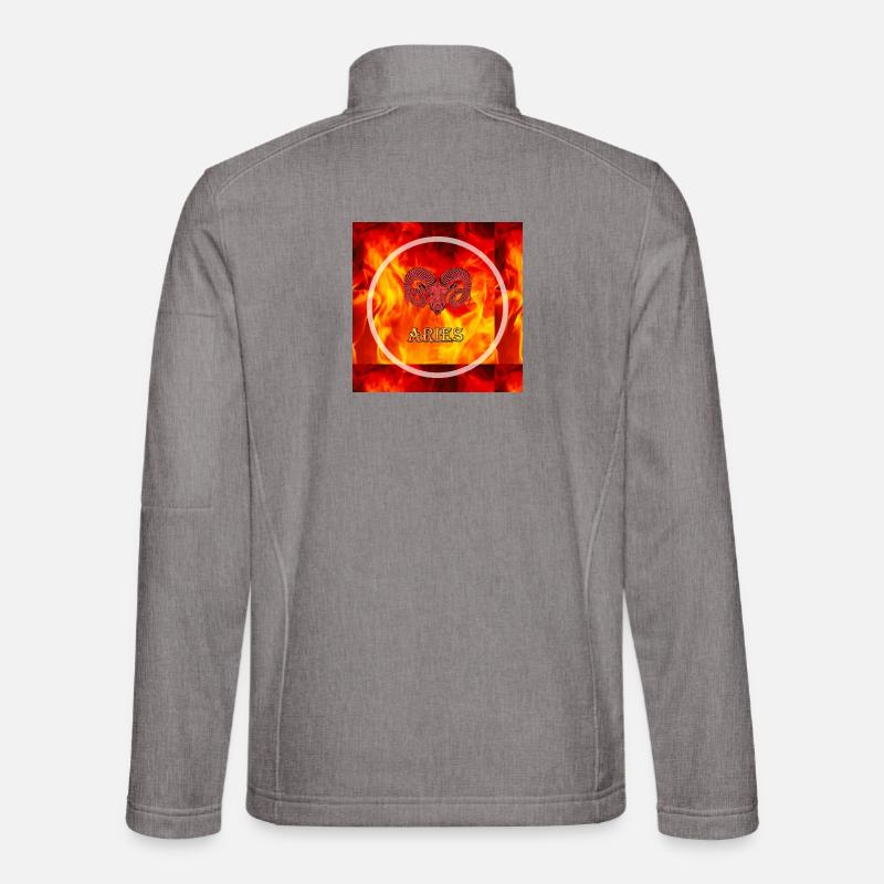 aries - Unisex Softshell Jacket - heather grey