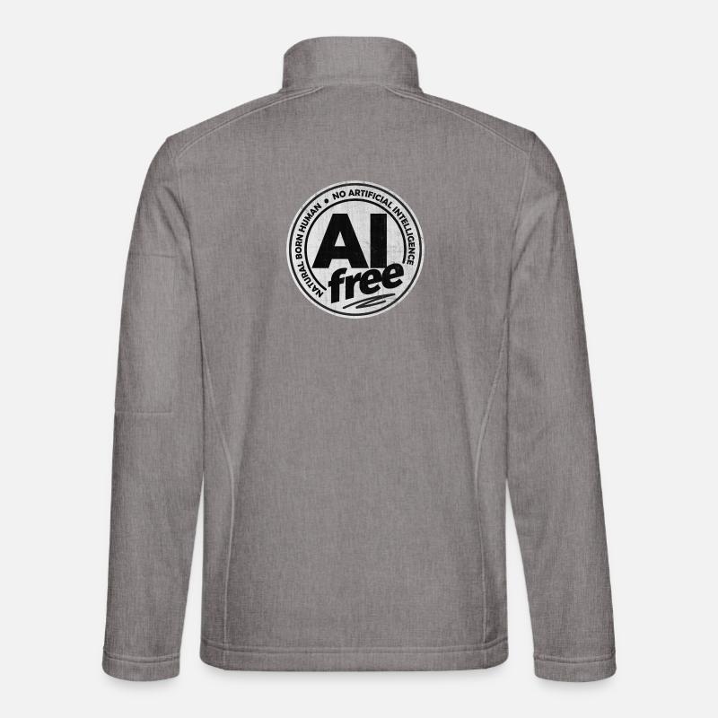 AI Free - No Artificial Intelligence Unisex Softshell Jacket