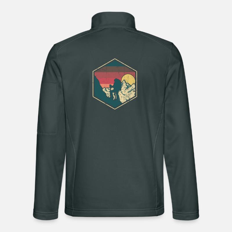 Sunset Summit Climber Hex-Abzeichen Unisex Softshelljacke