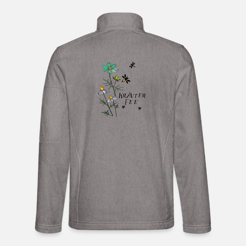 Herbe, Fée, Abeille, Fourmi Veste en tissu softshell Unisexe