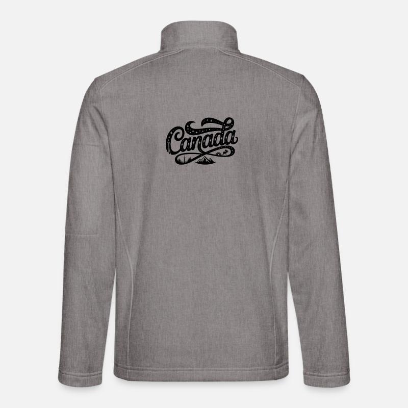 Canada - Conception de souvenirs Veste en tissu softshell Unisexe