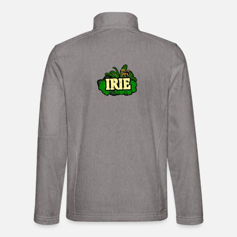 Reggae Irie - Unisex Softshelljacke - Grau meliert