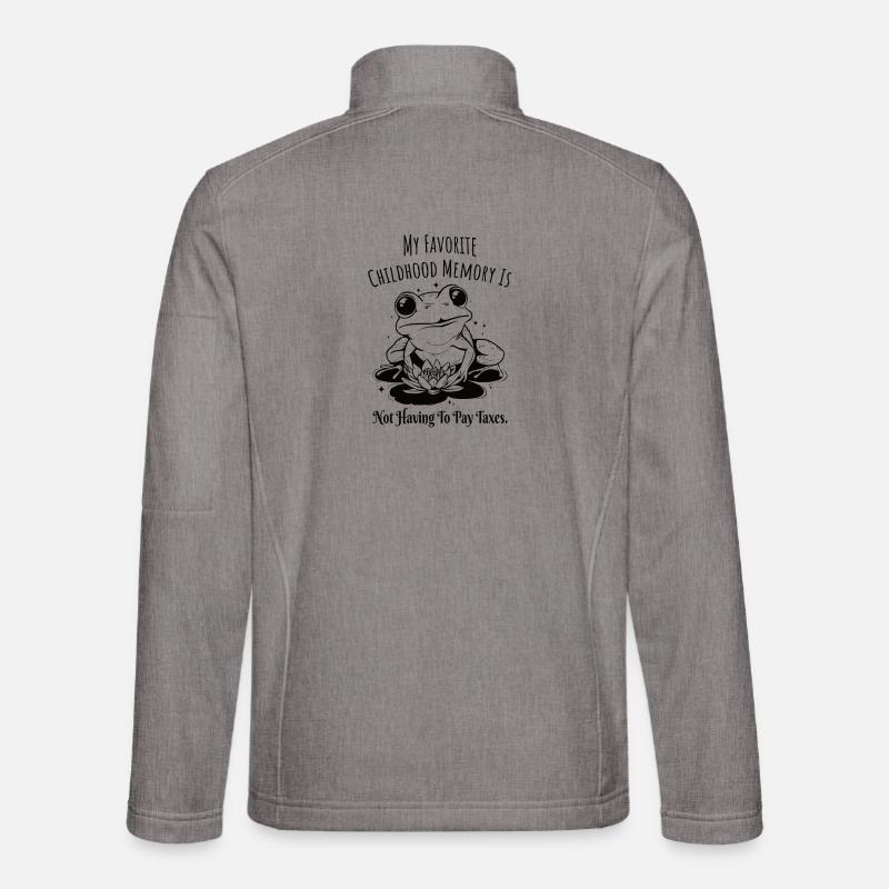 Sarcasm Frog Nostalgia Unisex Softshell Jacket