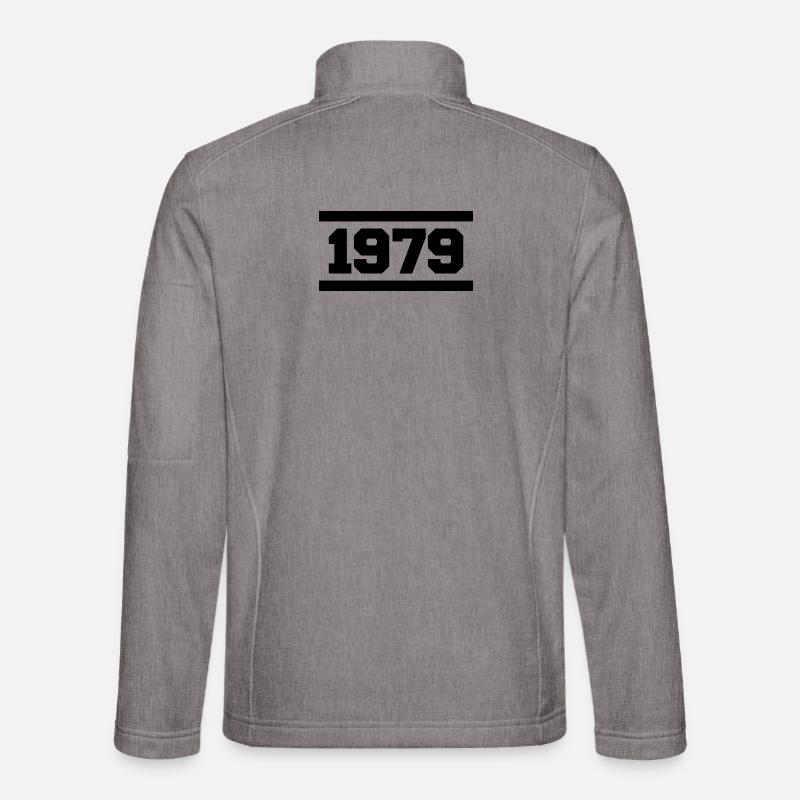 1979 - Unisex Softshelljacke - Grau meliert