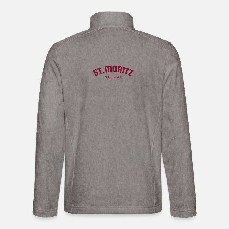 St. Moritz - Suisse - Schweiz - Swiss Unisex Softshelljacke