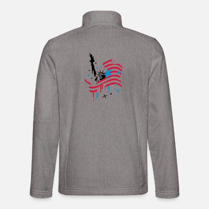 welcome - Unisex Softshell Jacket - heather grey