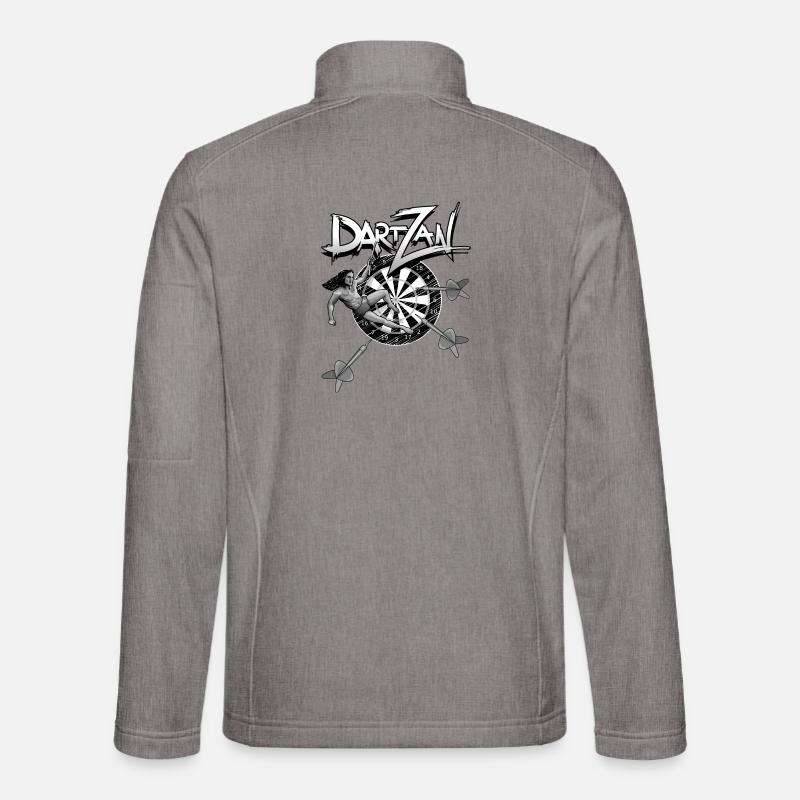 Darts with Darzan - Unisex Softshell Jacket - heather grey