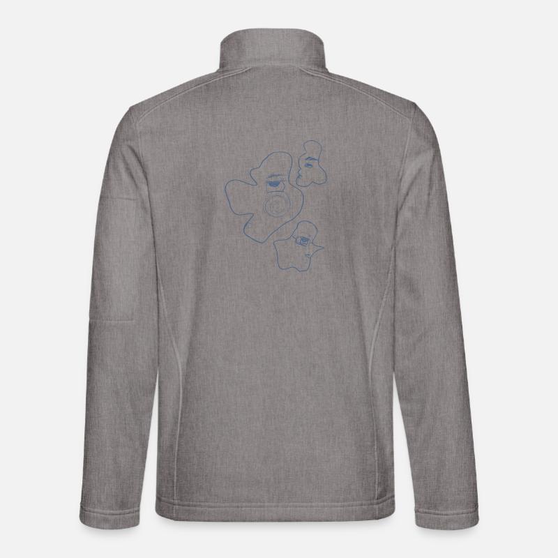 Beauté éclatante Veste en tissu softshell Unisexe