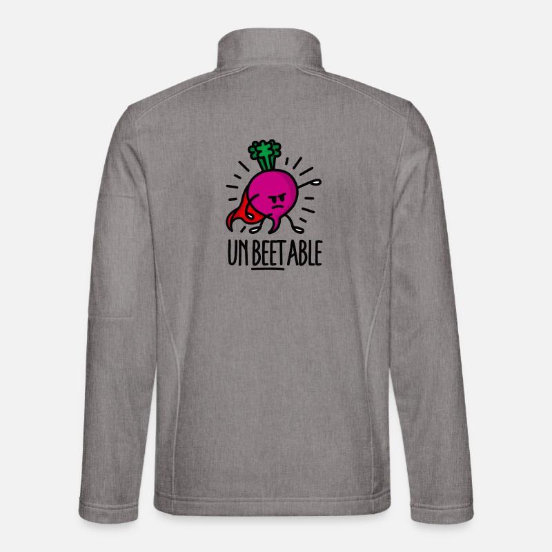Unbeetable unbeatable beet unschlagbare Rote Bete Unisex Softshelljacke