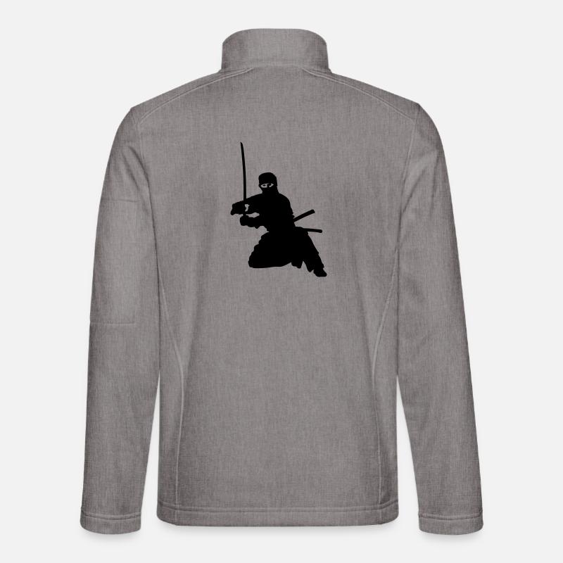 ninja - Unisex Softshell Jacket - heather grey