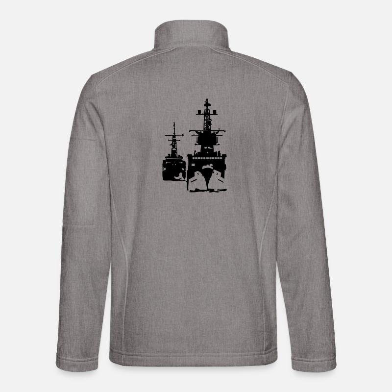 NAVY ship Unisex Softshell Jacket