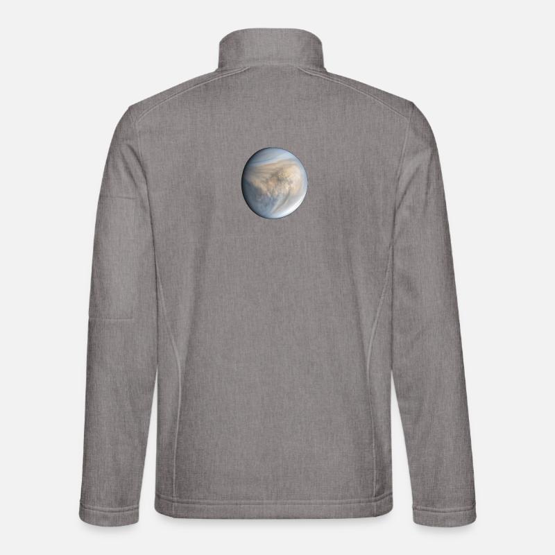 Venus-Planet - Unisex Softshelljacke - Grau meliert