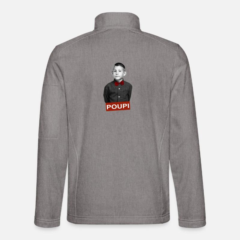 Poupi Malcom Dewey Veste en tissu softshell Unisexe
