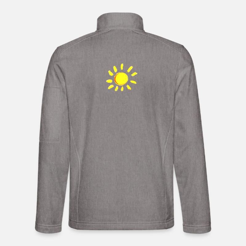 sun sun - Unisex Softshell Jacket - heather grey