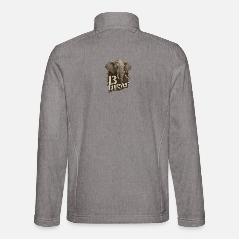 13Elephant - Unisex Softshell Jacket - heather grey