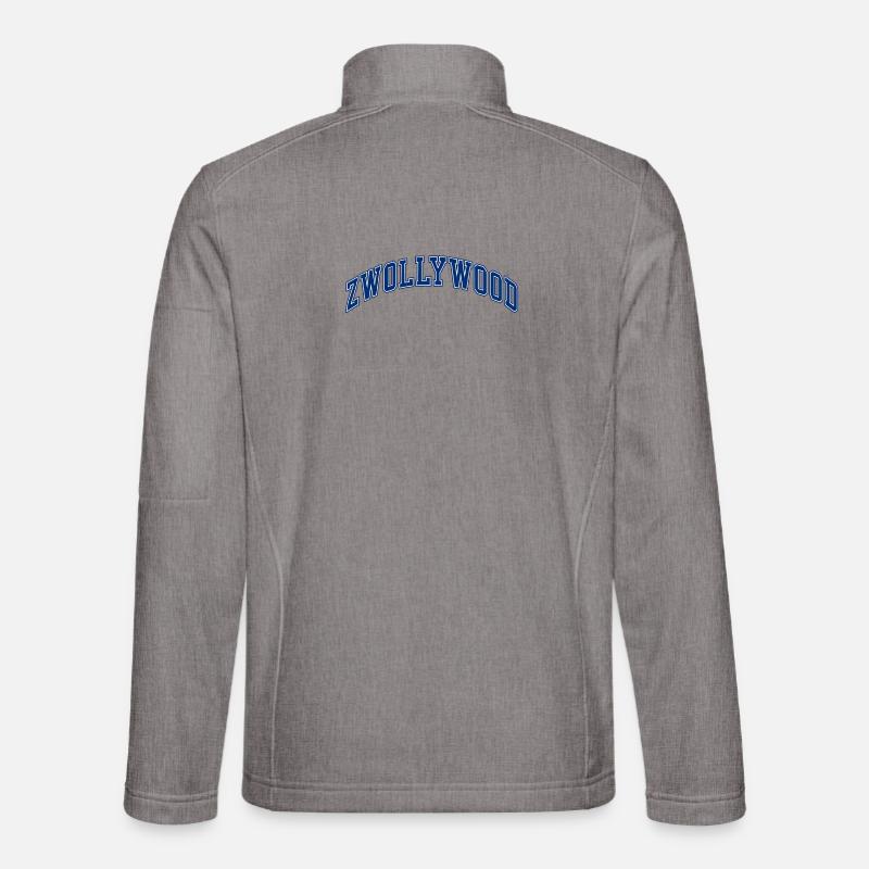 Zwollywood: Zwolle! - Unisex Softshell Jacket - heather grey
