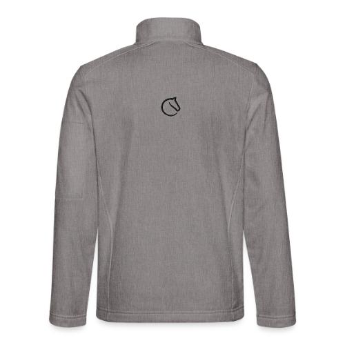 black lichess logo - Unisex Softshell Jacket