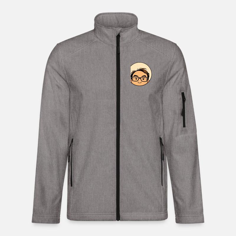 Felix macht was - Unisex Softshelljacke - Grau meliert
