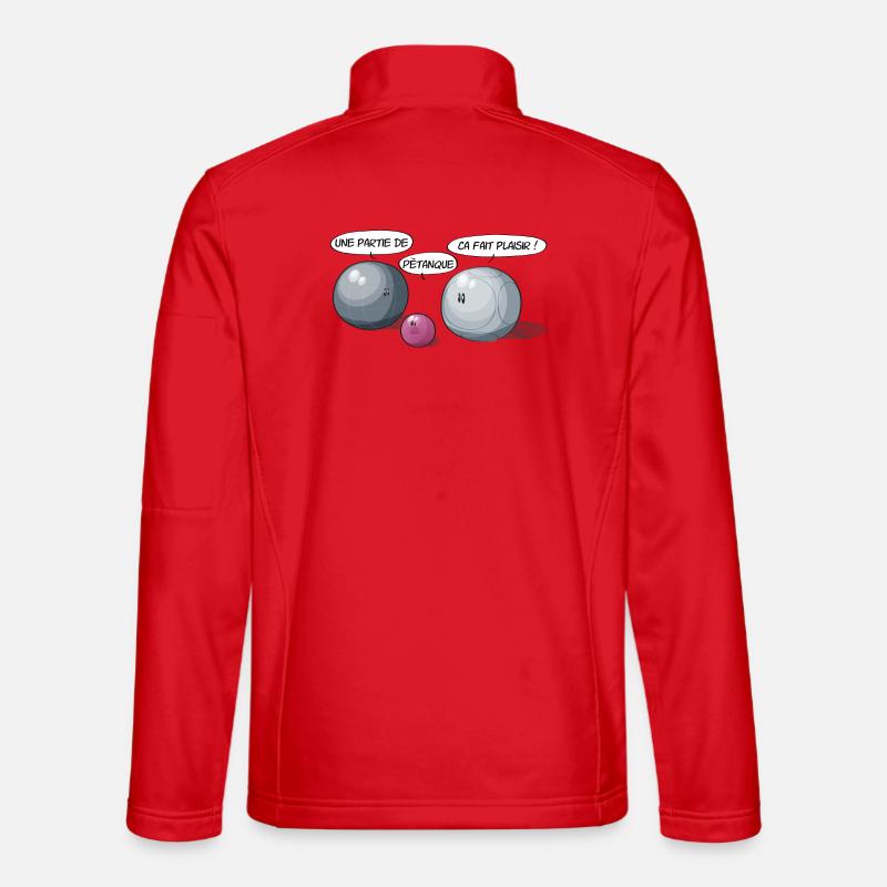Une partie de pétanque Veste en tissu softshell Unisexe
