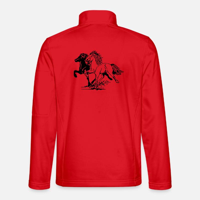 Wild Horses Unisex Softshell Jacket