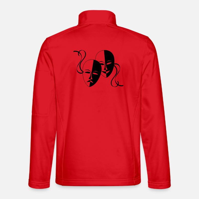 Mask, Masks, Masked, Unisex Softshell Jacket