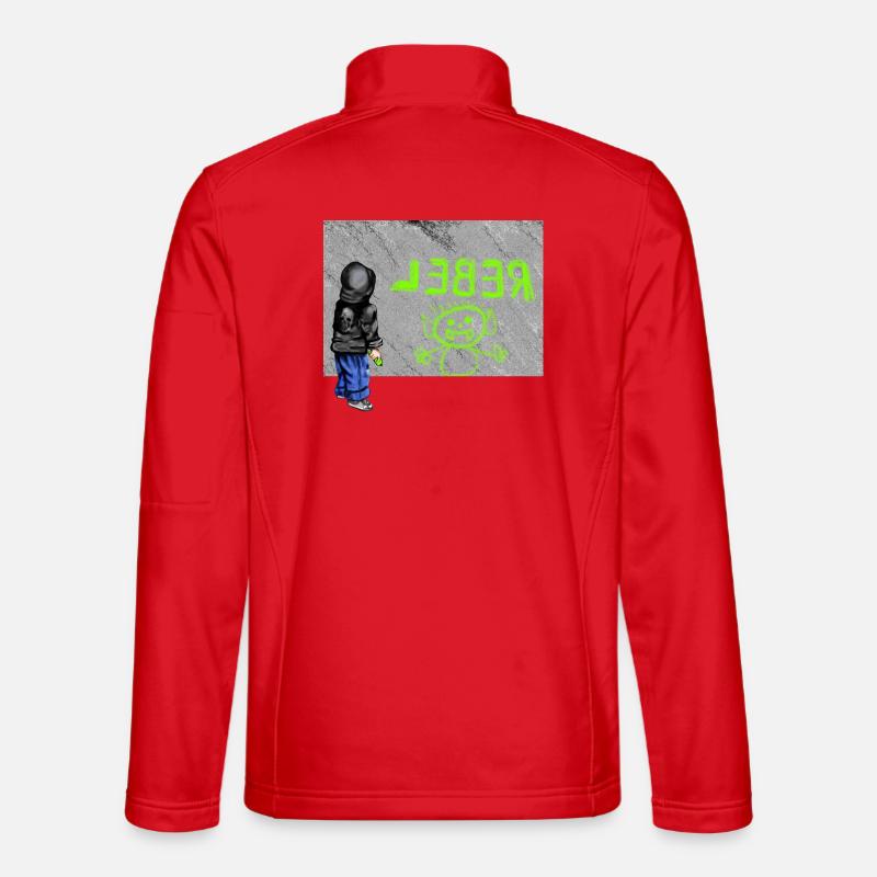 rebel - Unisex Softshell Jacket - red