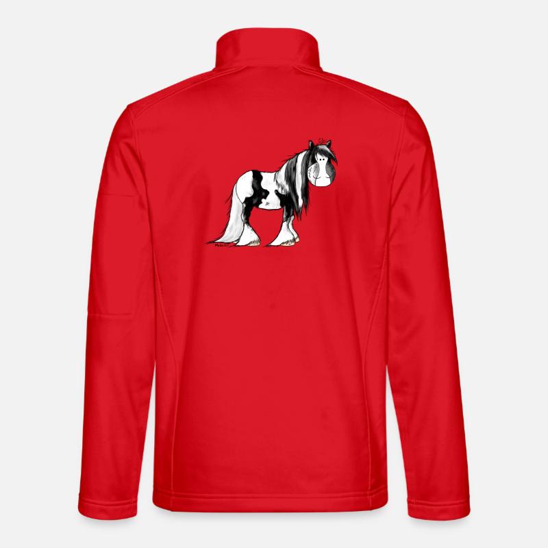 Irish Tinker Pferd - Pinto Unisex Softshelljacke