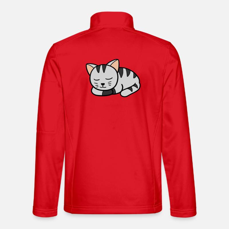 Sleeping Kitten Unisex Softshell Jacket