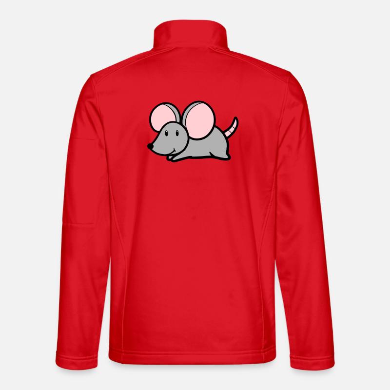 Sweet mouse - Unisex Softshell Jacket - red