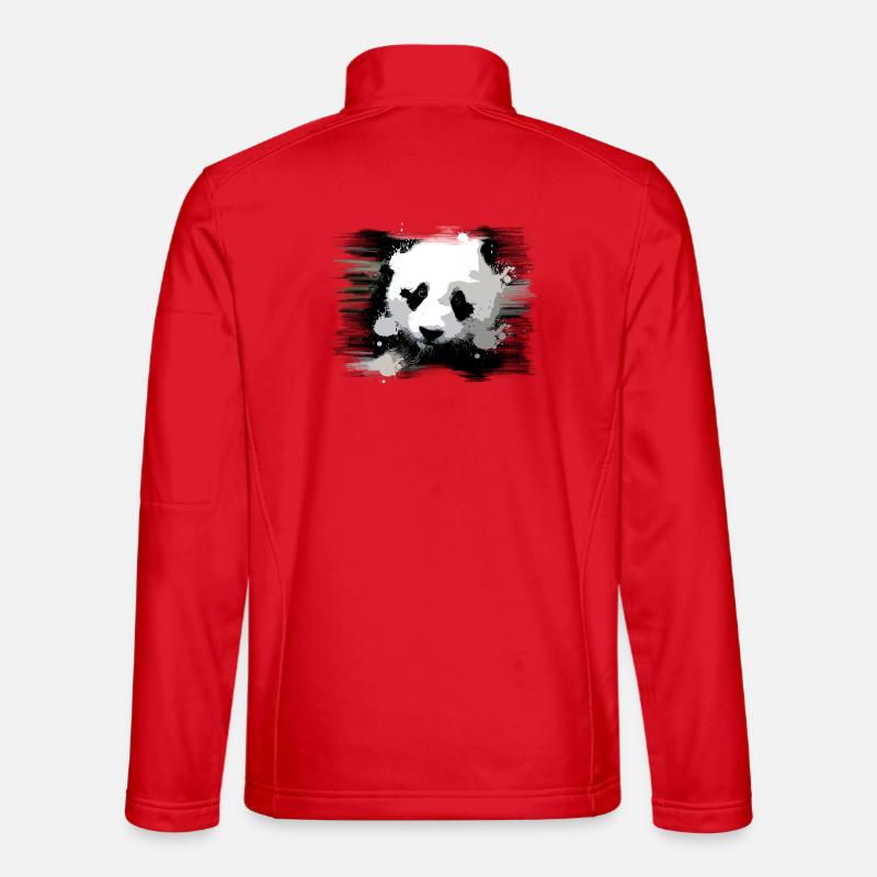Panda - Unisex Softshell Jacket - red